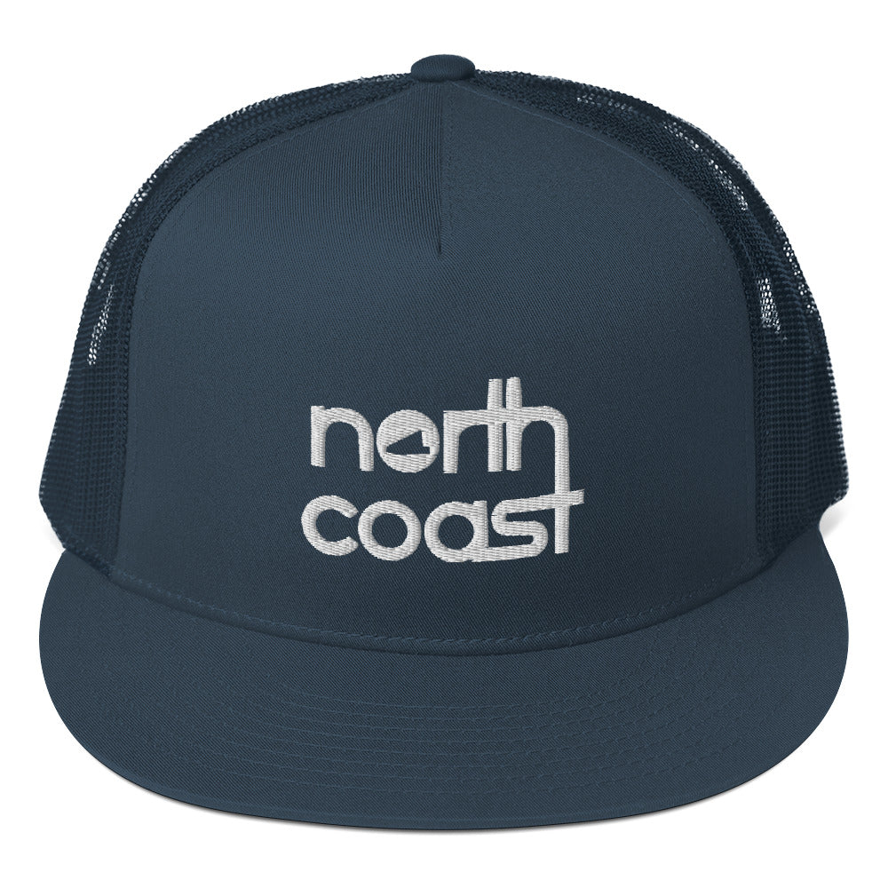 North Coast Trucker Cap (White Embroidery)