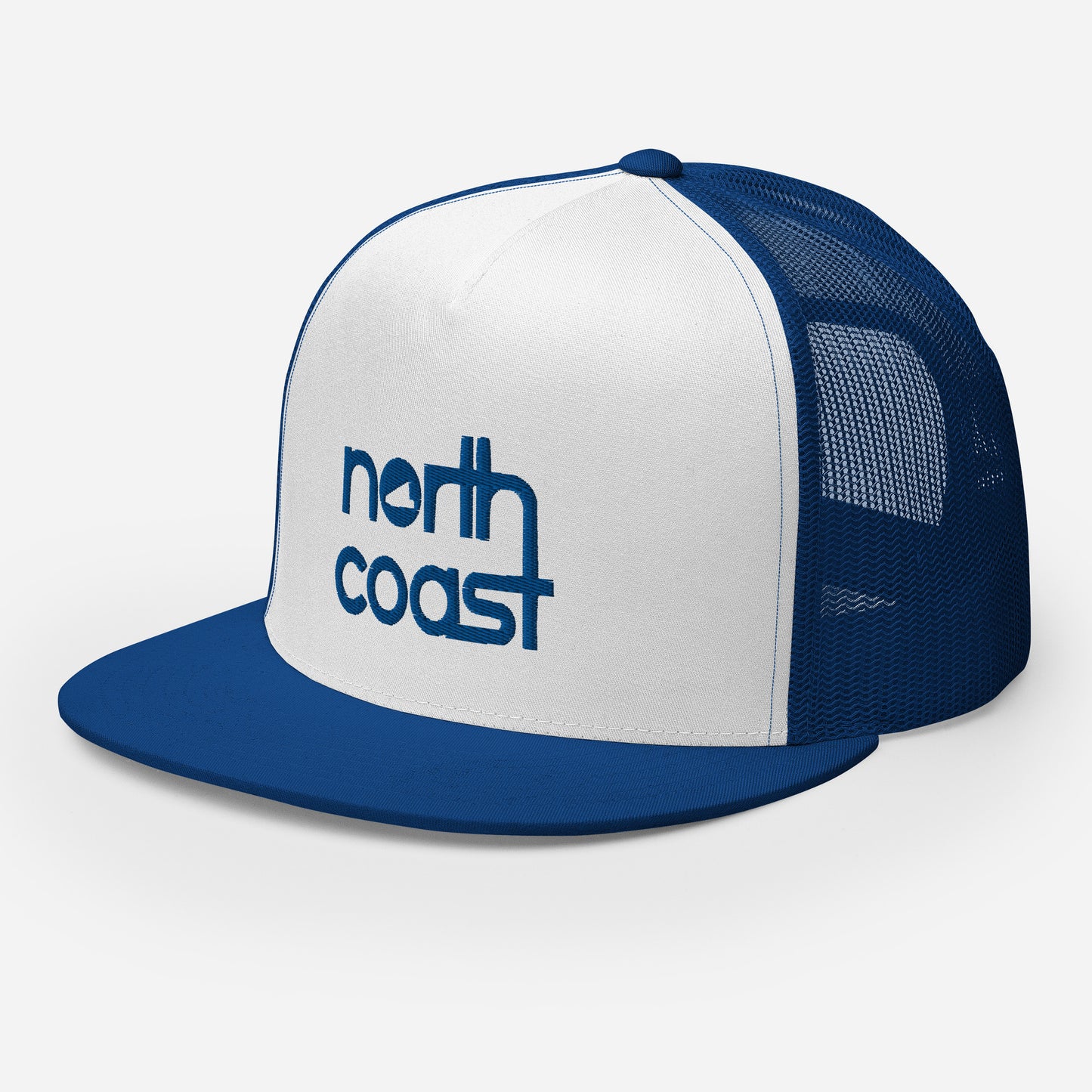North Coast Trucker Cap (Blue Embroidery)