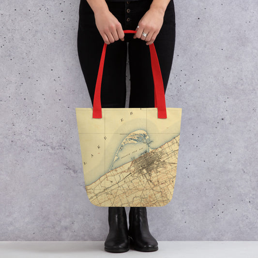 USGS Erie Map Tote