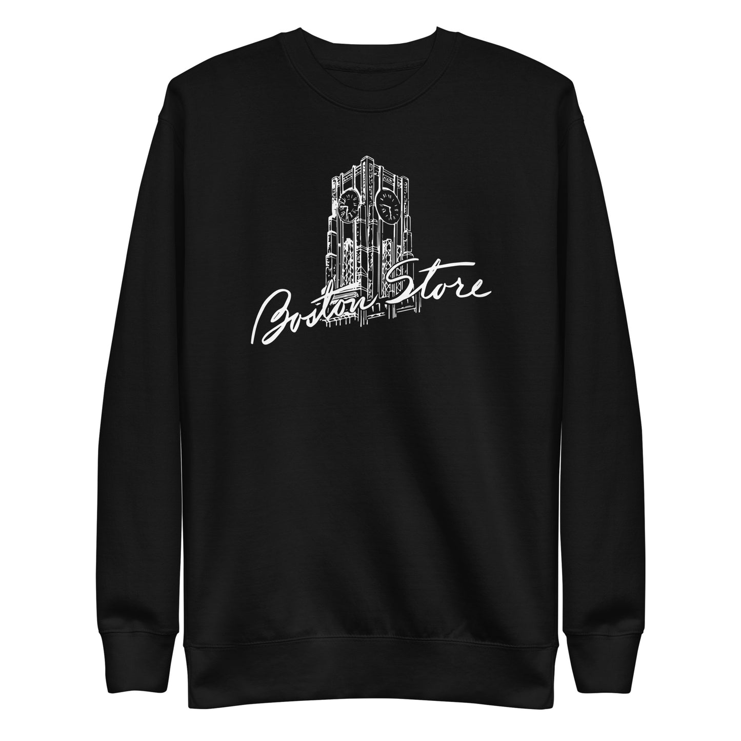 Boston Store Unisex Sweatshirt (White Print)