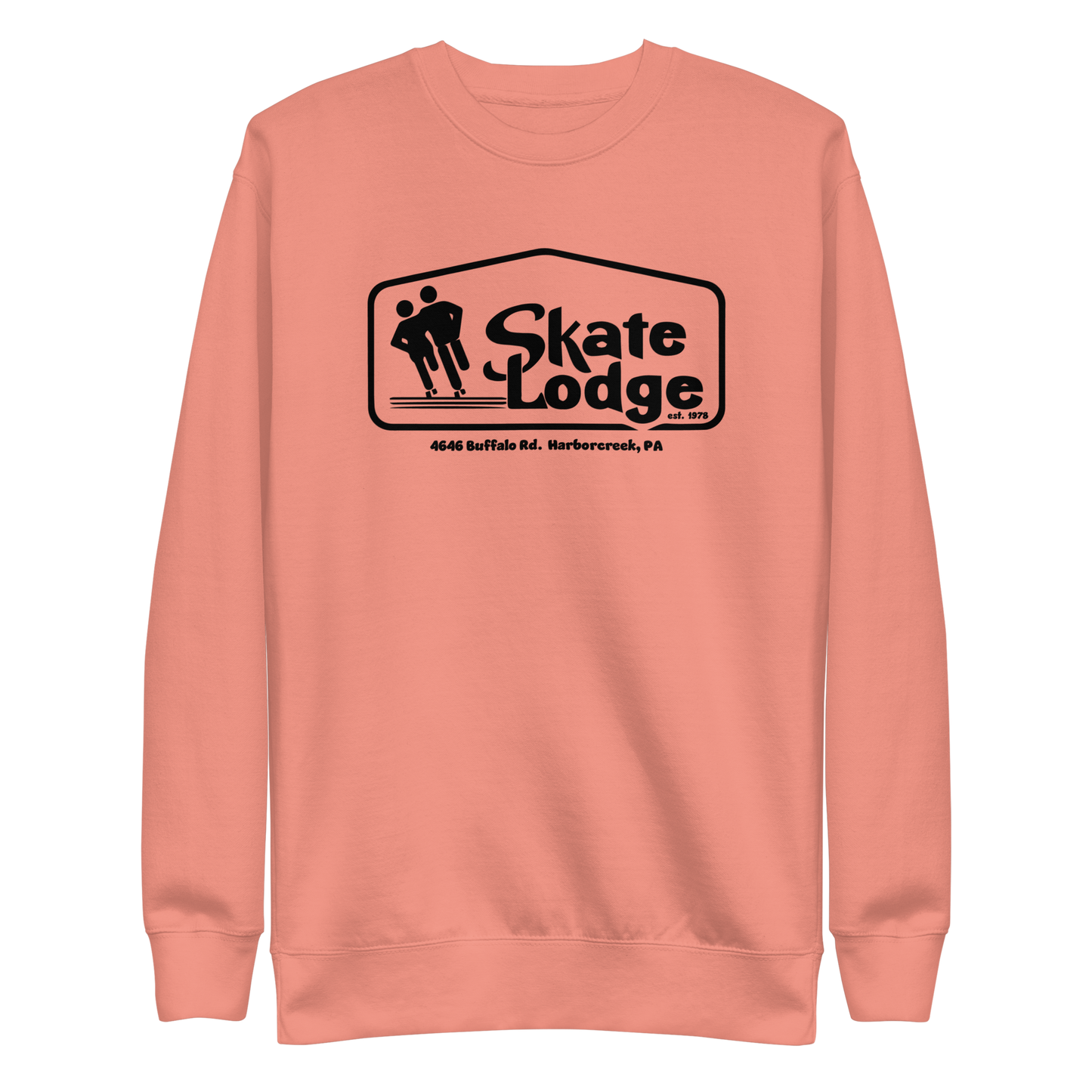 Skate Lodge Unisex Sweatshirt (Black Print)