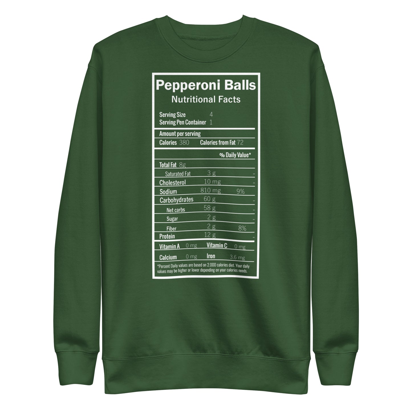 Pepperoni Balls Unisex Sweatshirt