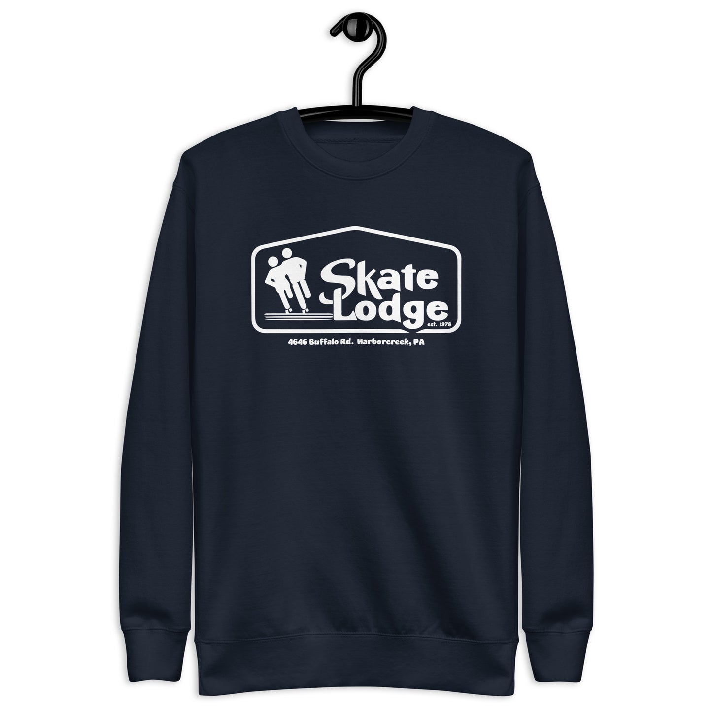 Skate Lodge Unisex Sweatshirt (White Print)