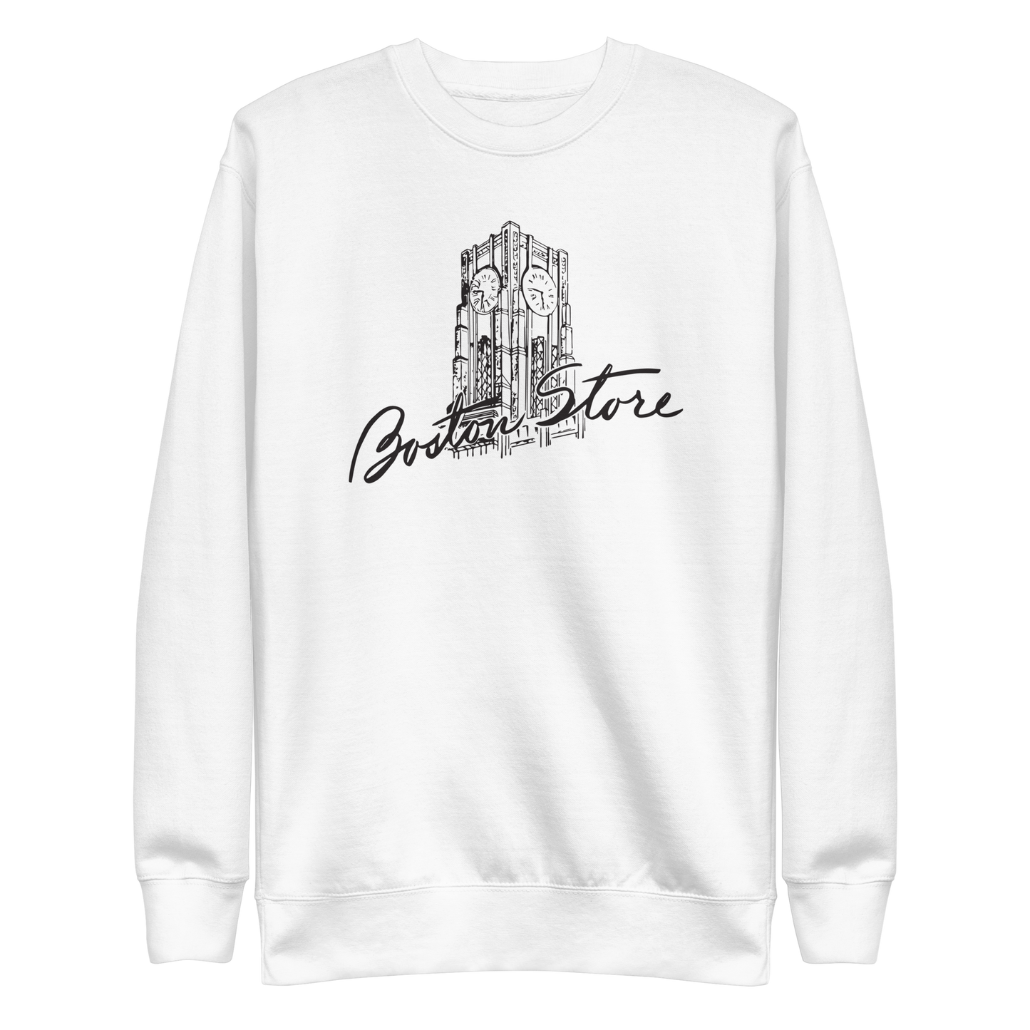 Boston Store Unisex Sweatshirt (Black Print)