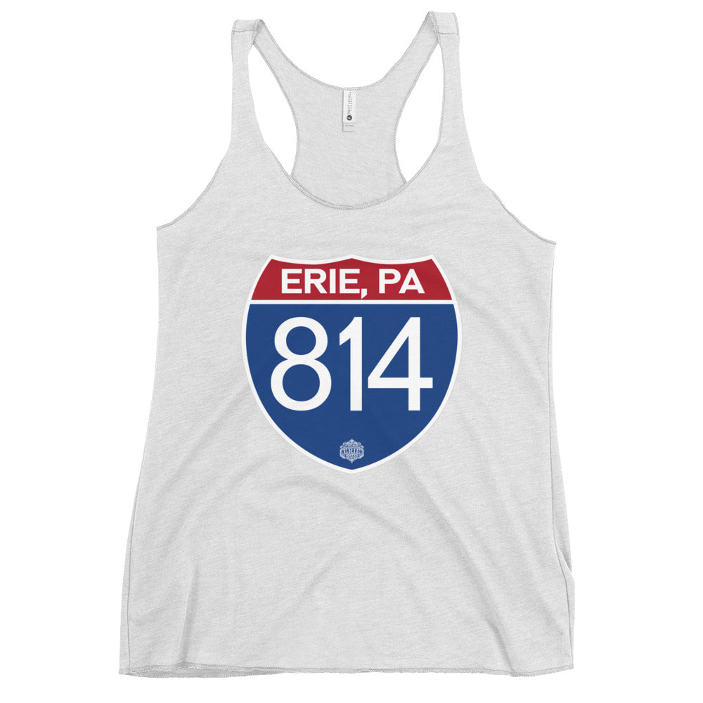 Interstate 814 Women's Racerback Tank Top